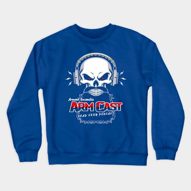 Arm Cast Podcast Crewneck Sweatshirt by Project Entertainment Network